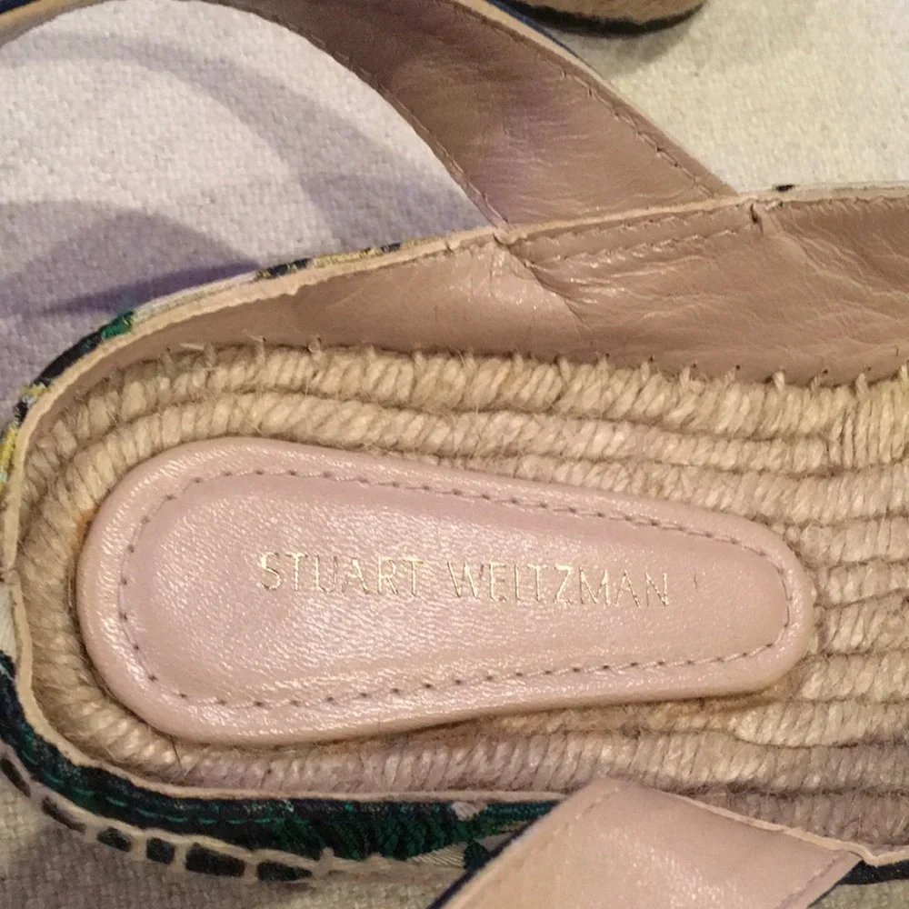 Stuart Weitzman Tropical Espadrilles 6.5
